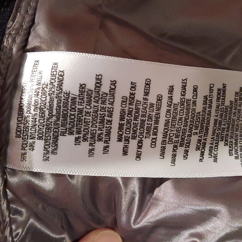 Calvin Klein Performance Gray Down Jacket - image 8